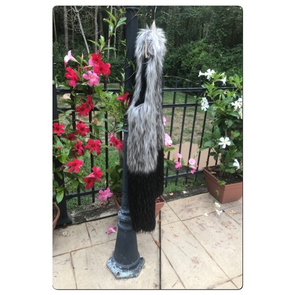 Fuzzy Faux Fur Vest Bless’ed Are The Meek - Picture 5 of 6